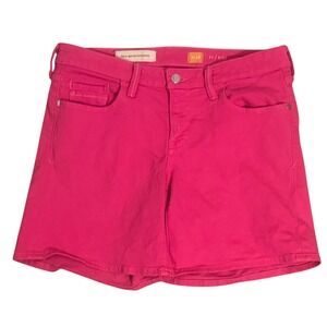 Women's Pilcro and the Letterpress Stet Hot Pink Denim Shorts Size 28 Pink